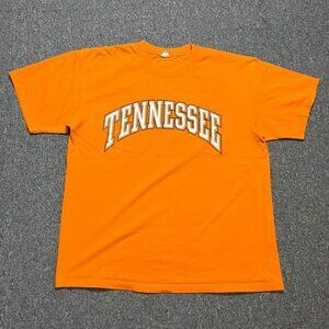 Anvil Tennessee T-Shirt XL Orange Collegiate Graphic Tee College